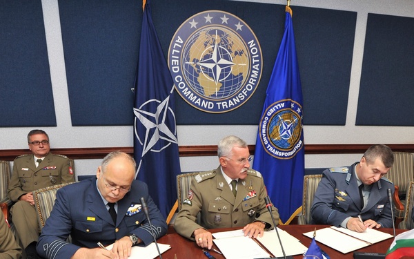 NATO ACT Hosts MOU Signing for CMDR COE