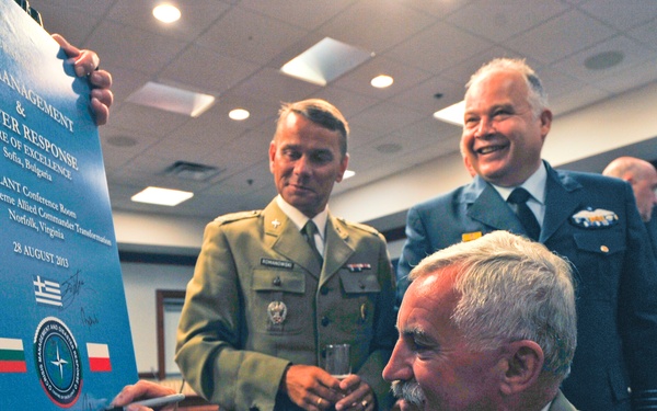 NATO ACT Hosts MOU signing for CMDR COE