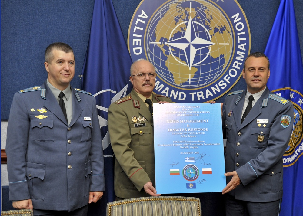 NATO ACT Hosts MOU signing for CMDR COE