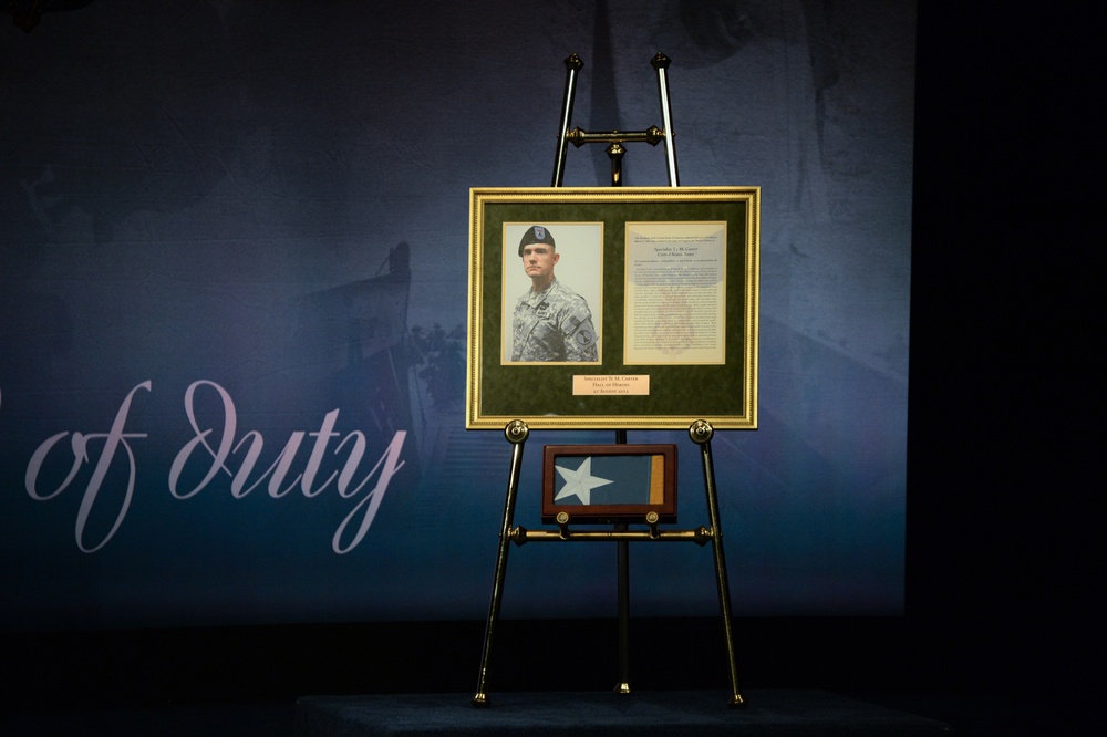 SSG Ty Carter Hall of Heroes Induction Ceremony