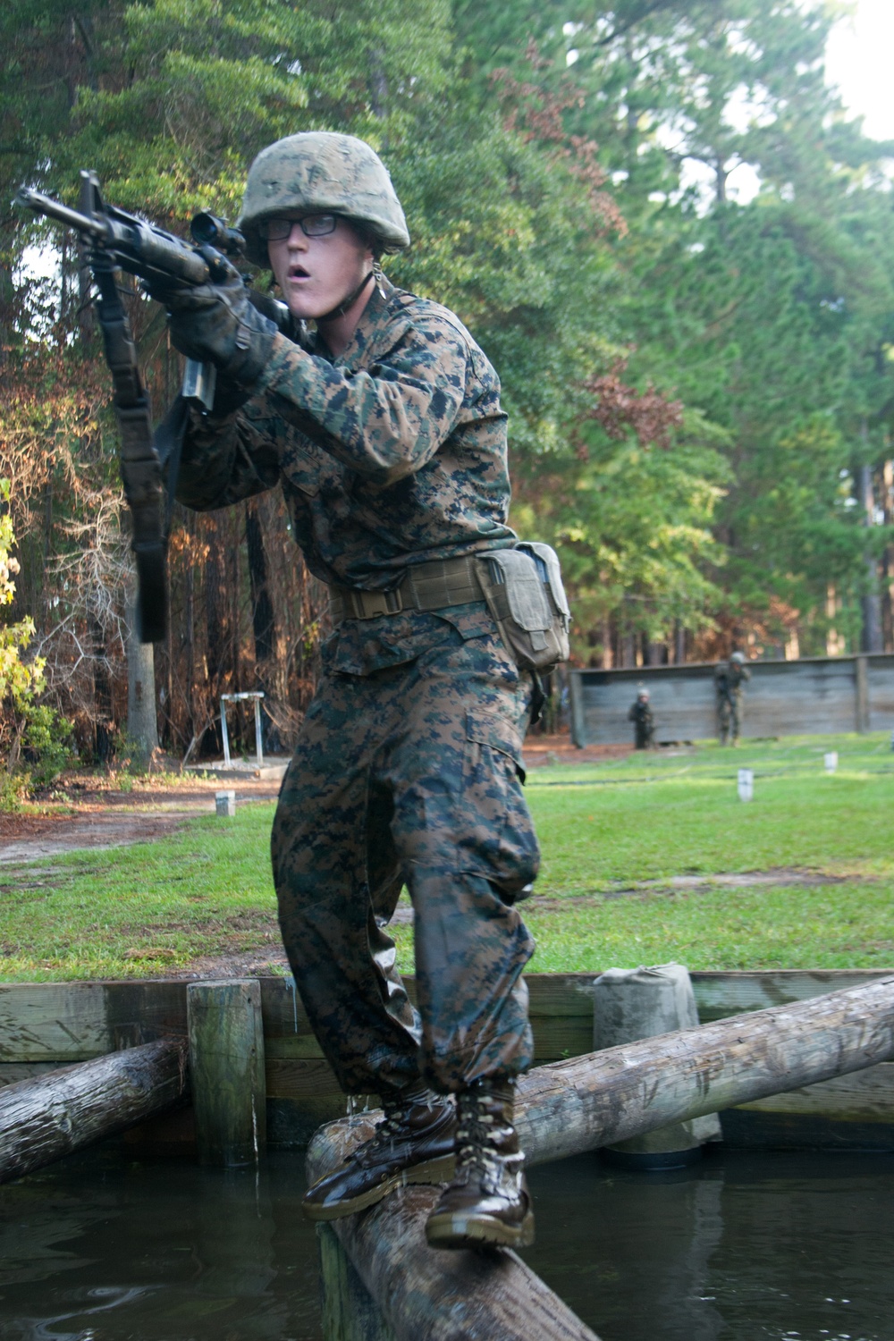 Photo Gallery: Marine recruits learn combat skills on Parris Island training course