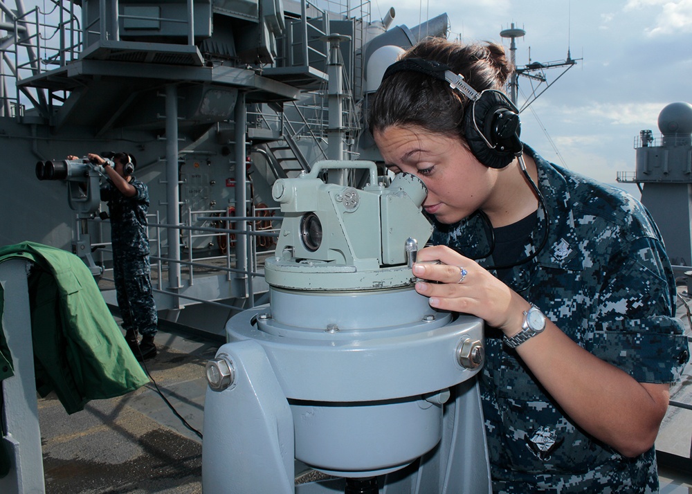 USS Blue Ridge port visit in South Korea