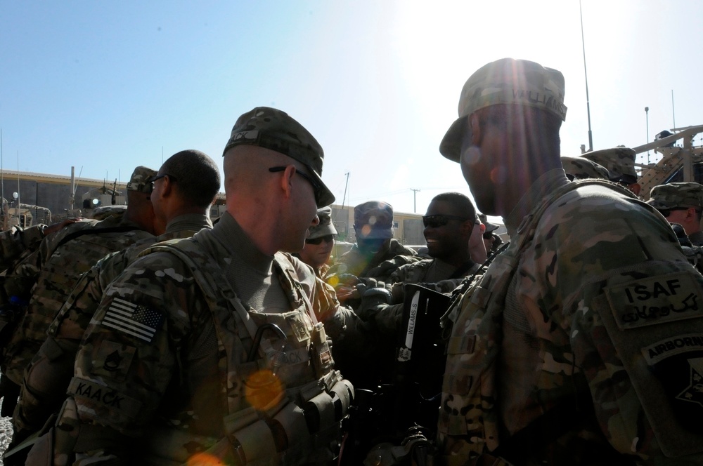 Prepping for mission