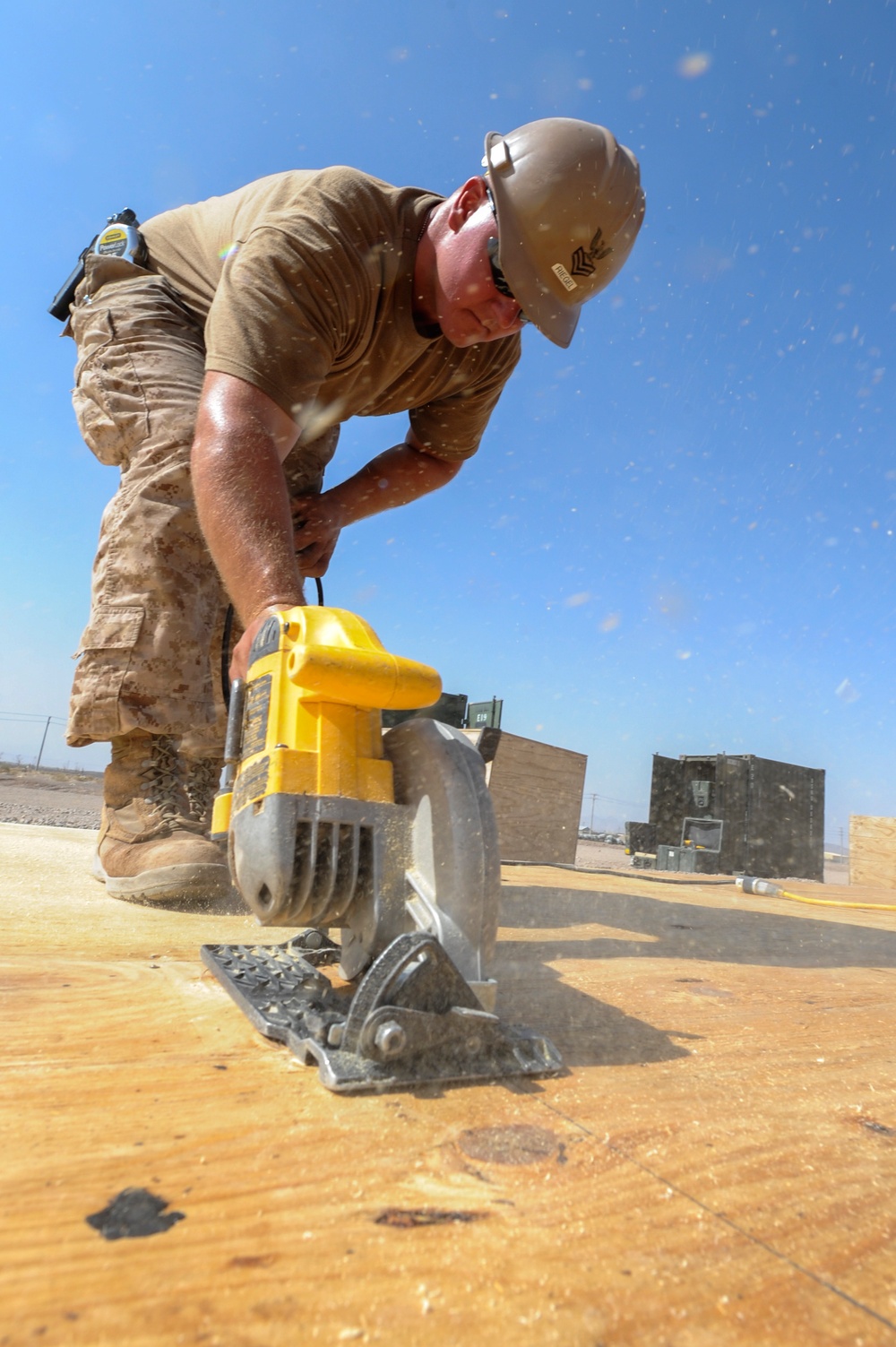 Seabees construct new headquarters for Army Service Support Brigade