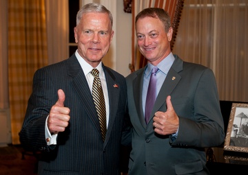 Actor Gary Sinise Becomes Honorary Marine