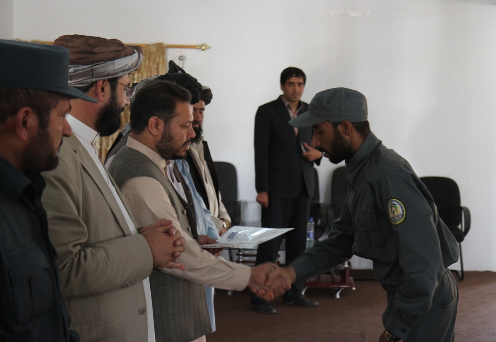 Afghan Local Police graduation in Paktika province, Afghanistan