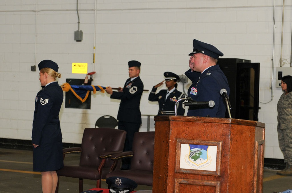 Former 102nd Intelligence Wing commander promotes to brigadier general