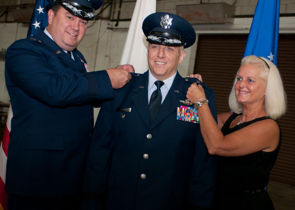 Former 102nd Intelligence Wing commander promotes to brigadier general