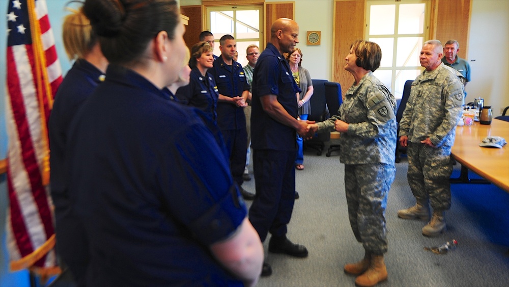 79th Sustainment Support Command recognizes Coast Guard in Alaska for mission support