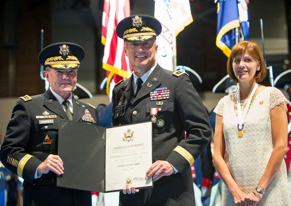 Lt. Gen. Dana Kyle Chipman retirement ceremony