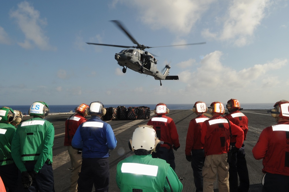 USS George H.W. Bush operations