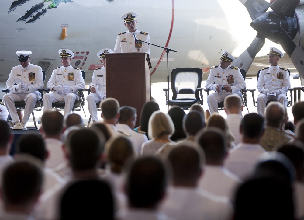 U.S. Navy Change of Command, VP-4 2013