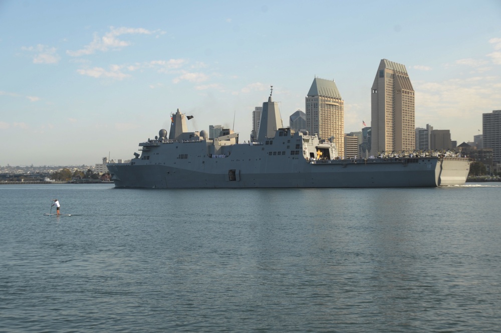 USS New Orleans deploys