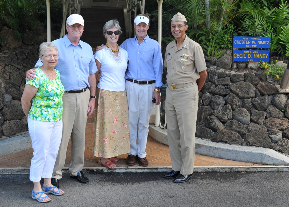 Adm. Chester Nimitz's grandsons at Pearl Harbor