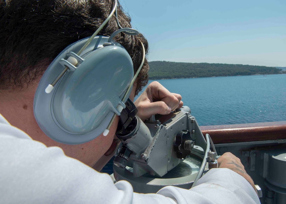 USS San Jacinto operations