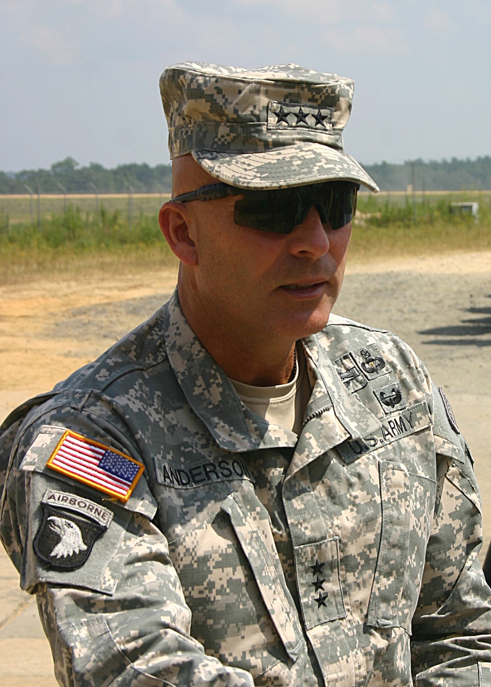 Lt. Gen. Anderson visits Joint Readiness Training Center