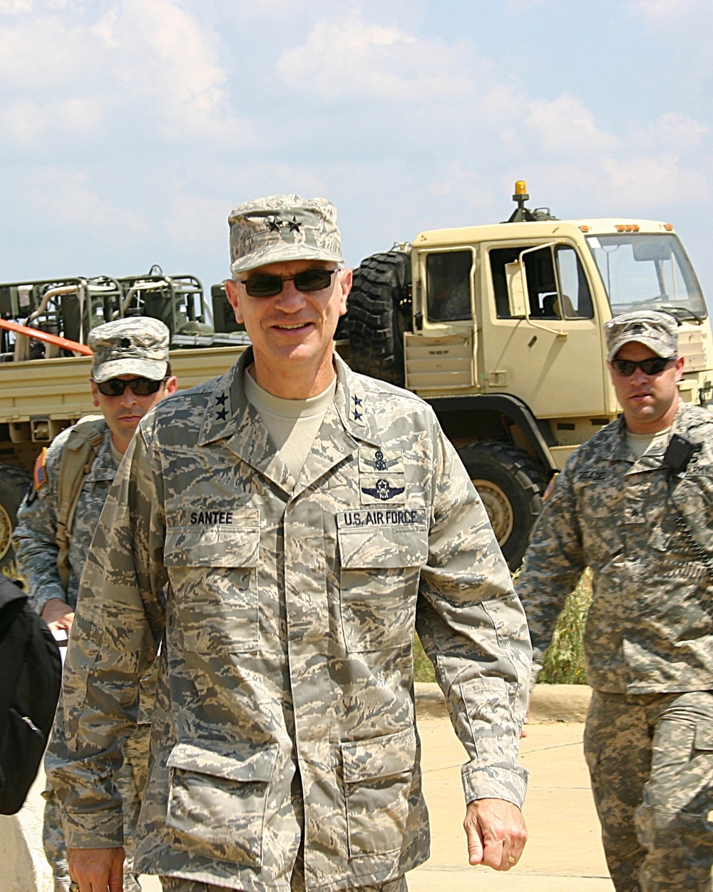 Maj. Gen. Santee visits Joint Readiness Training Center