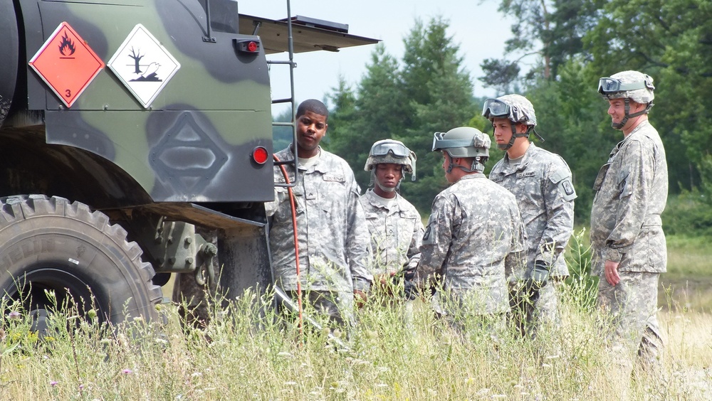 Illesheim-based aircraft fuelers get some on-the-job training.