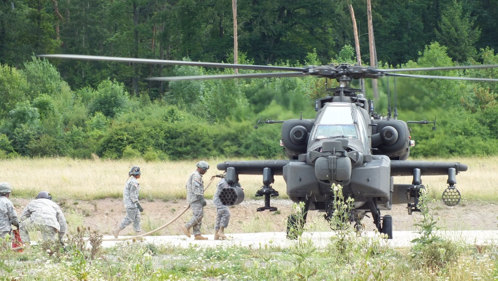 Illesheim-based aircraft fuelers get some on-the-job training.