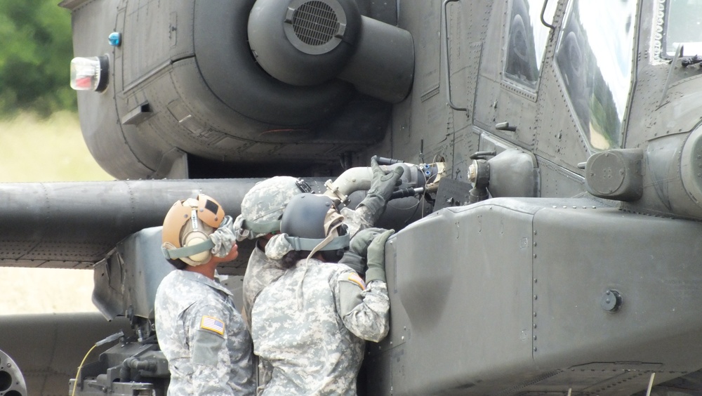 Illesheim-based aircraft fuelers get some on-the-job training.