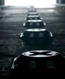 Soldiers load landship during training