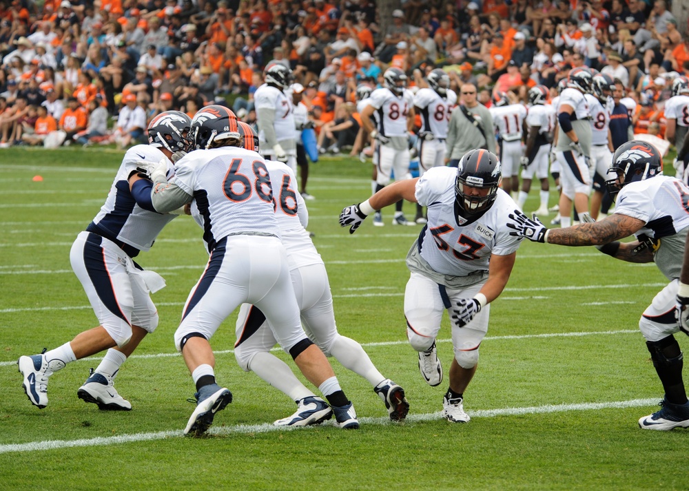 In the trenches: AF Lt. fills Broncos offensive line needs