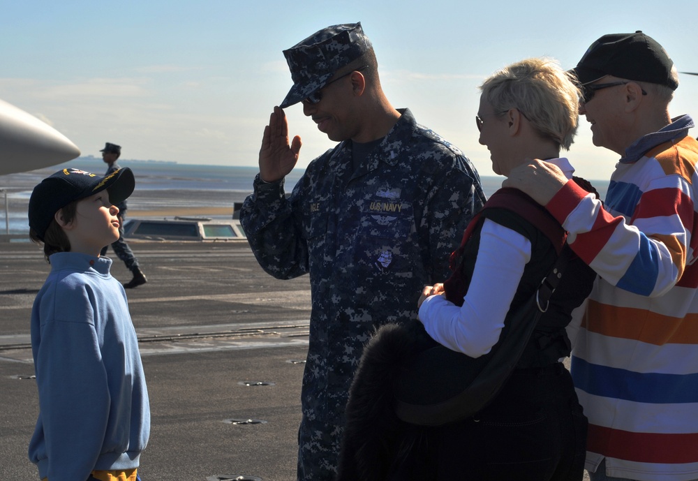 USS George Washington ship tour