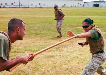 Marines belt-up with MACE