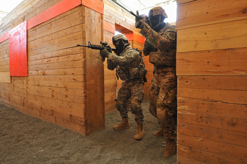 2nd Cavalry Regiment shoot house training