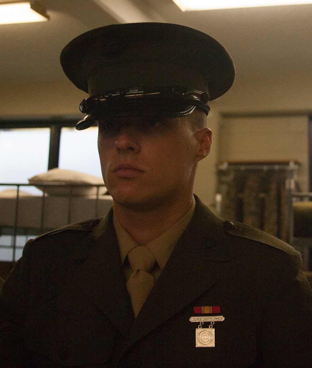 Recruit survives medical mystery, claims title of Marine on Parris Island