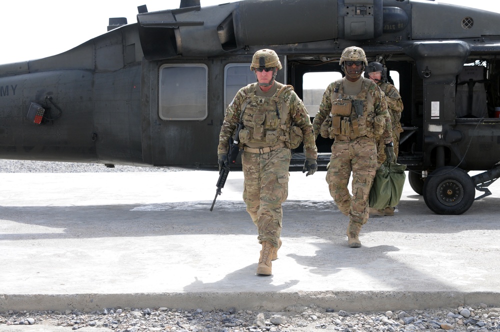 CSM Grippe visit’s Regional Command South