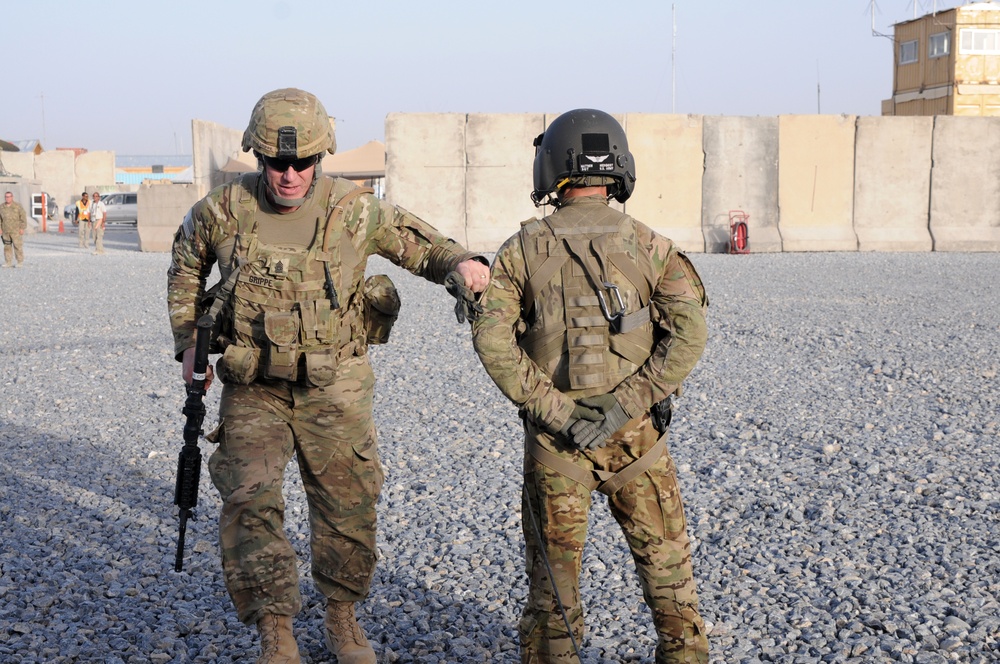 CSM Grippe visit’s Regional Command South