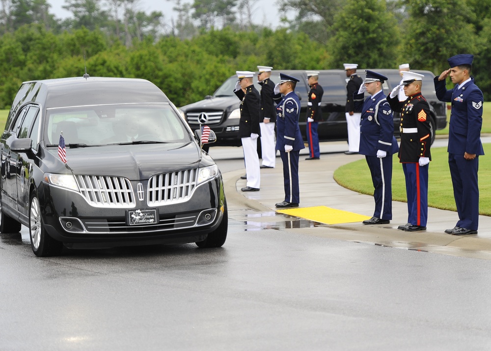 Retired Col. George &quot;Bud&quot; Day funeral