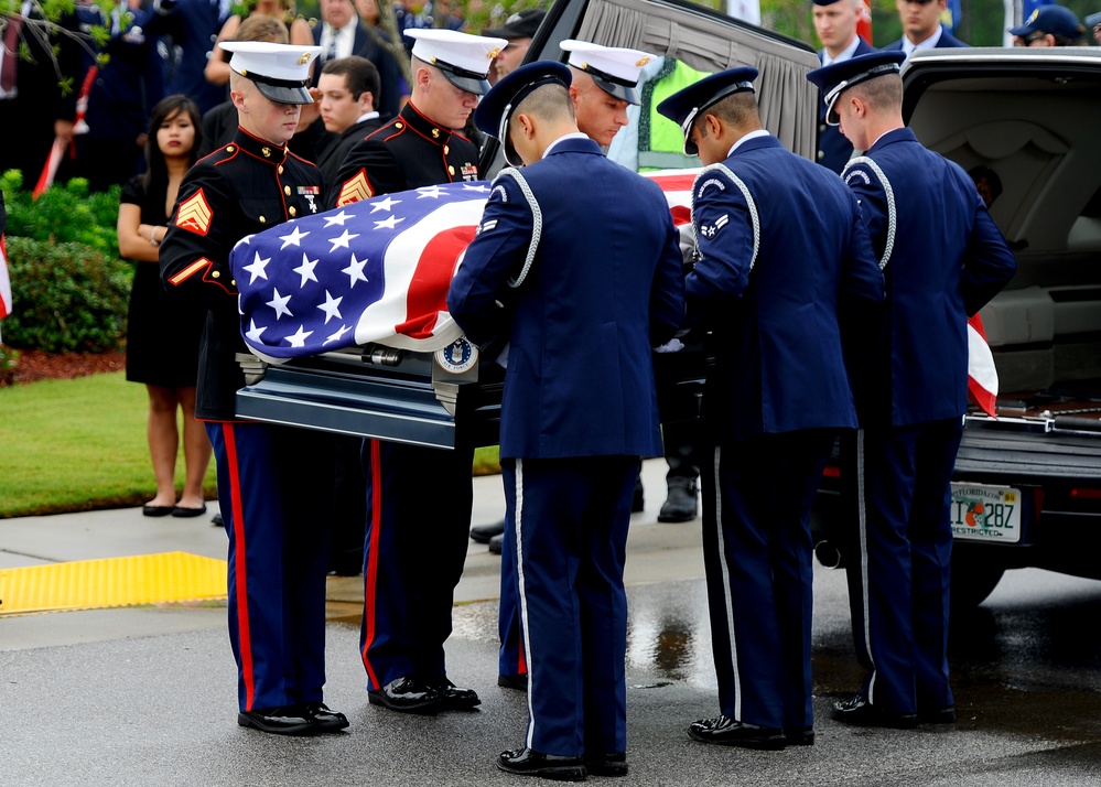 Retired Col. George &quot;Bud&quot; Day funeral