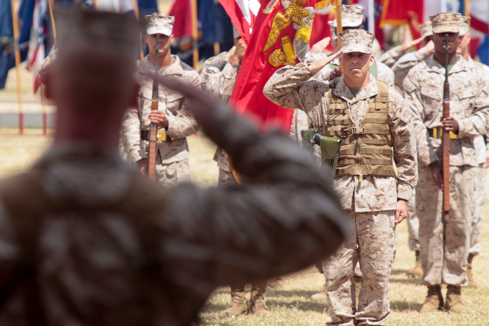 Third Marine Regiment Change of Command