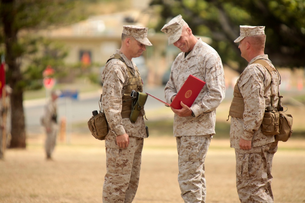 Third Marine Regiment Change of Command