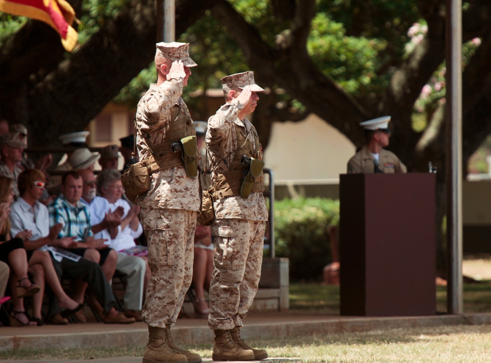 Third Marine Regiment Change of Command