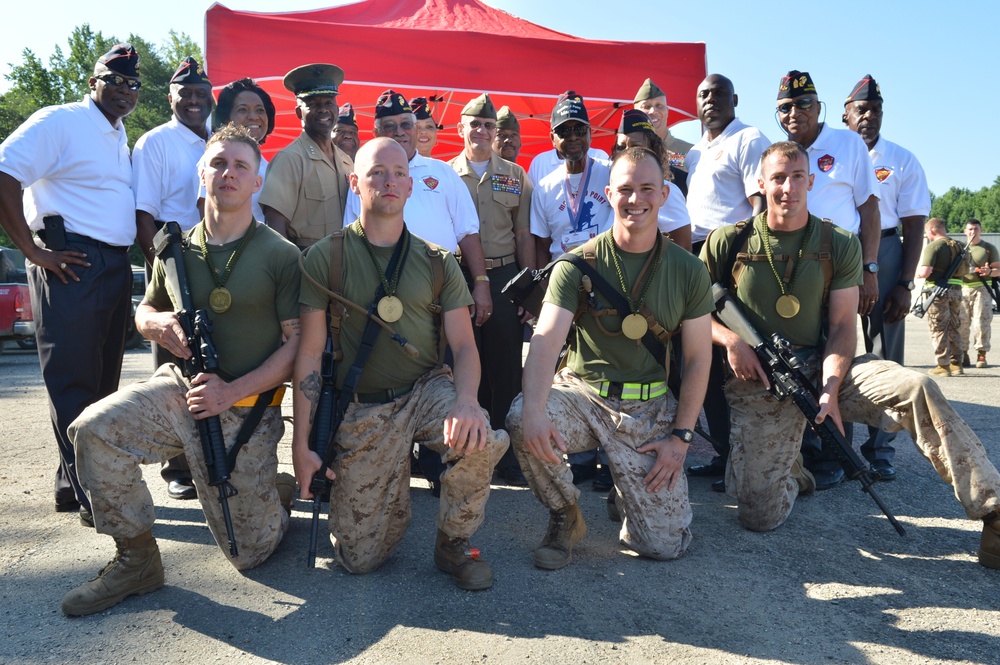 More than 50 Marines honor Montford Point Marines