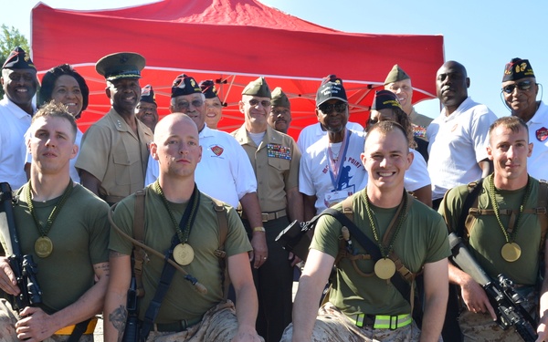 More than 50 Marines honor Montford Point Marines