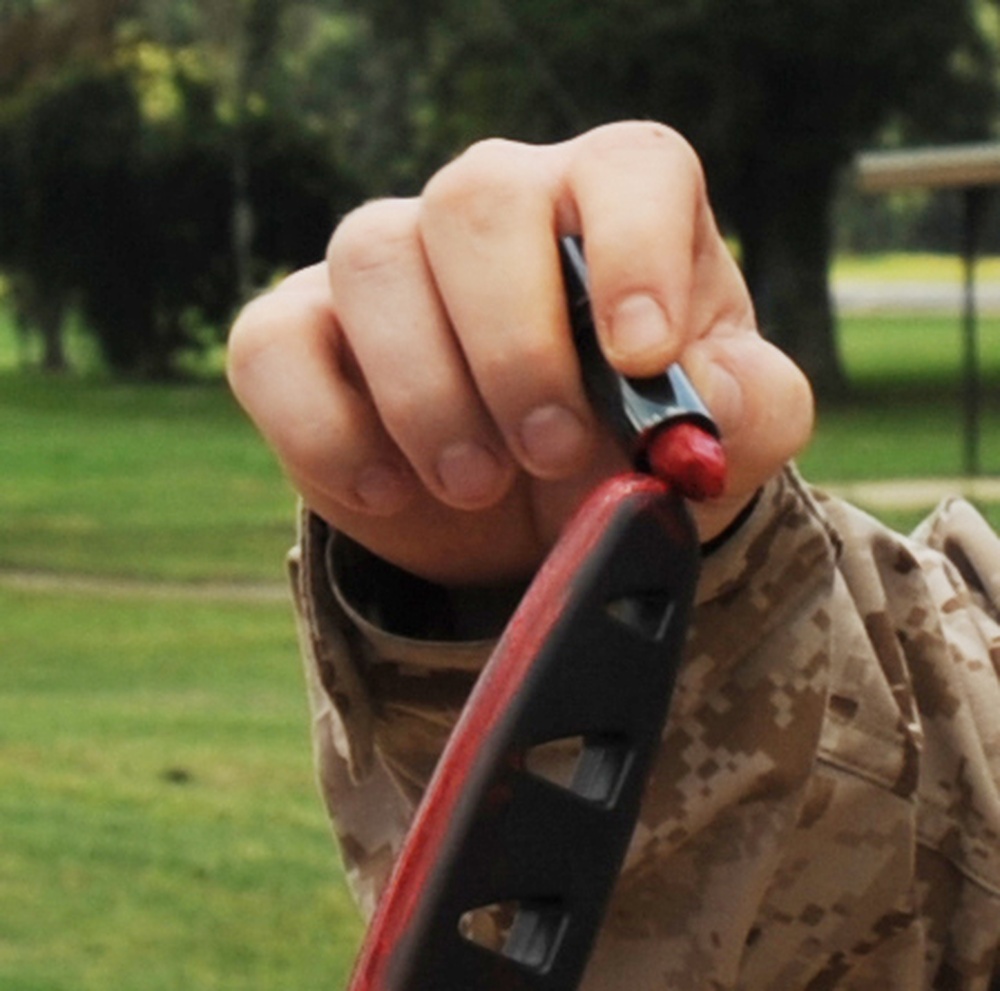 DVIDS Images MCMAP Training Marines hone knife