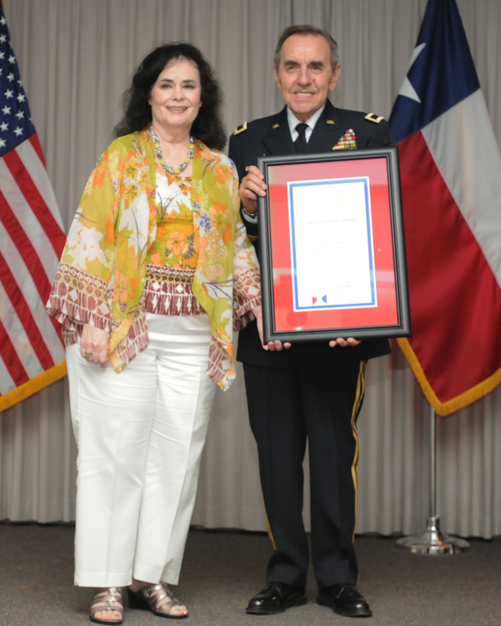 Brig. Gen. Garza promotion, Texas State Guard