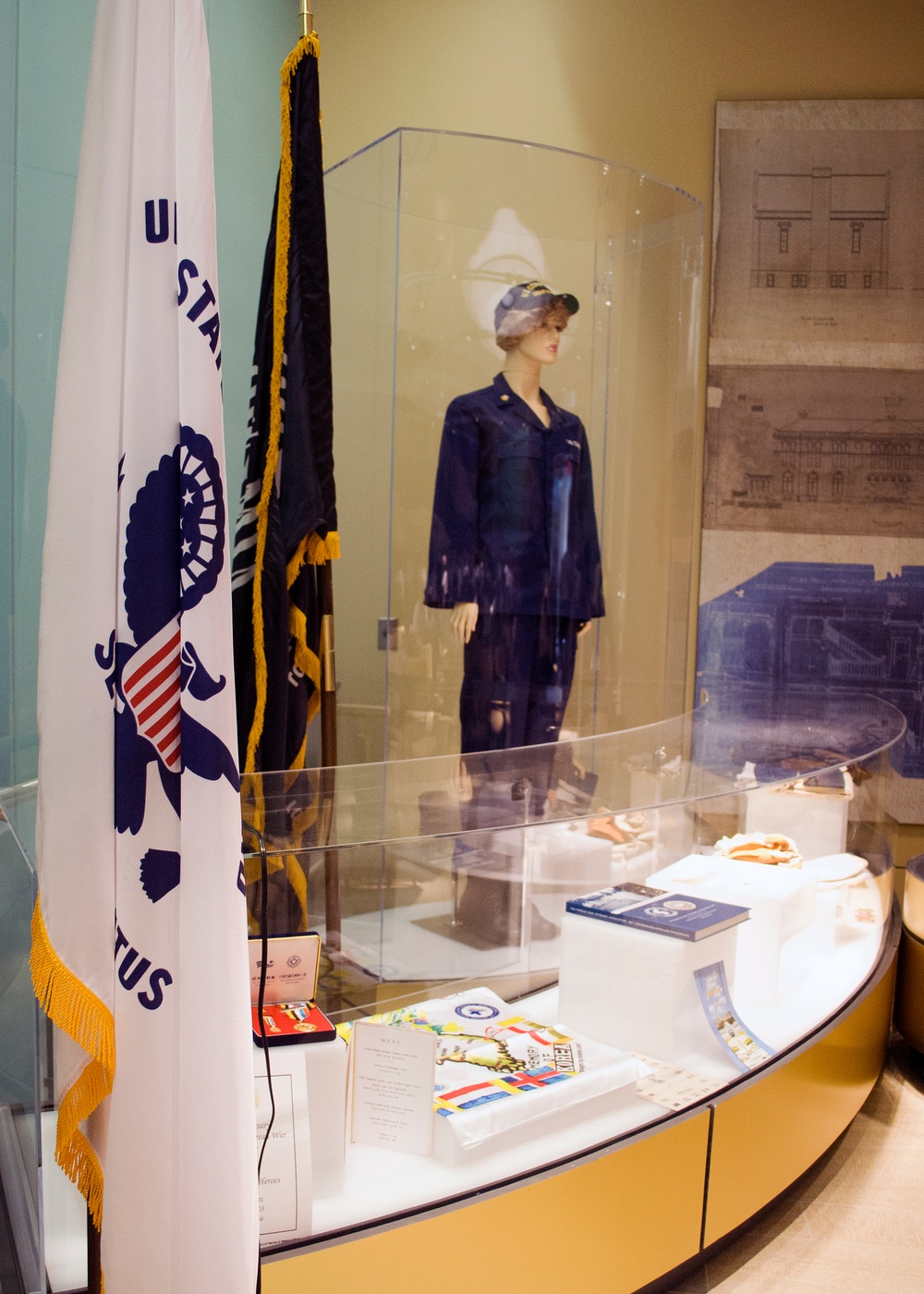 US Coast Guard members from around the national capital region gathered at the Armed Forces Retirement Home in Washington, DC, to help retirees celebrate the Coast Guard's 223rd birthday