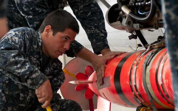 Torpedo load and unload training