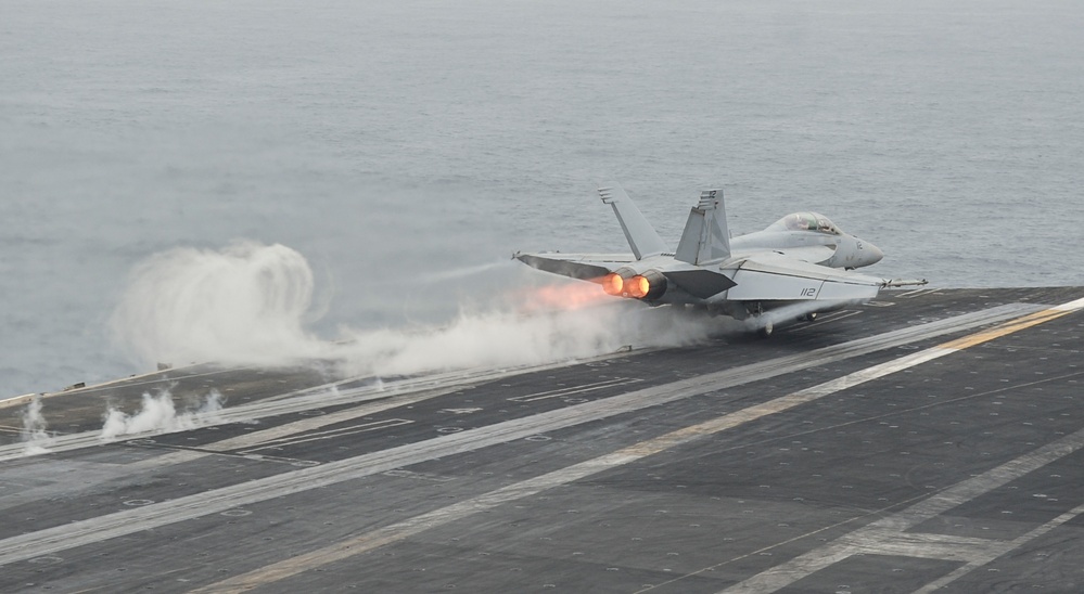 USS Nimitz flight deck operations