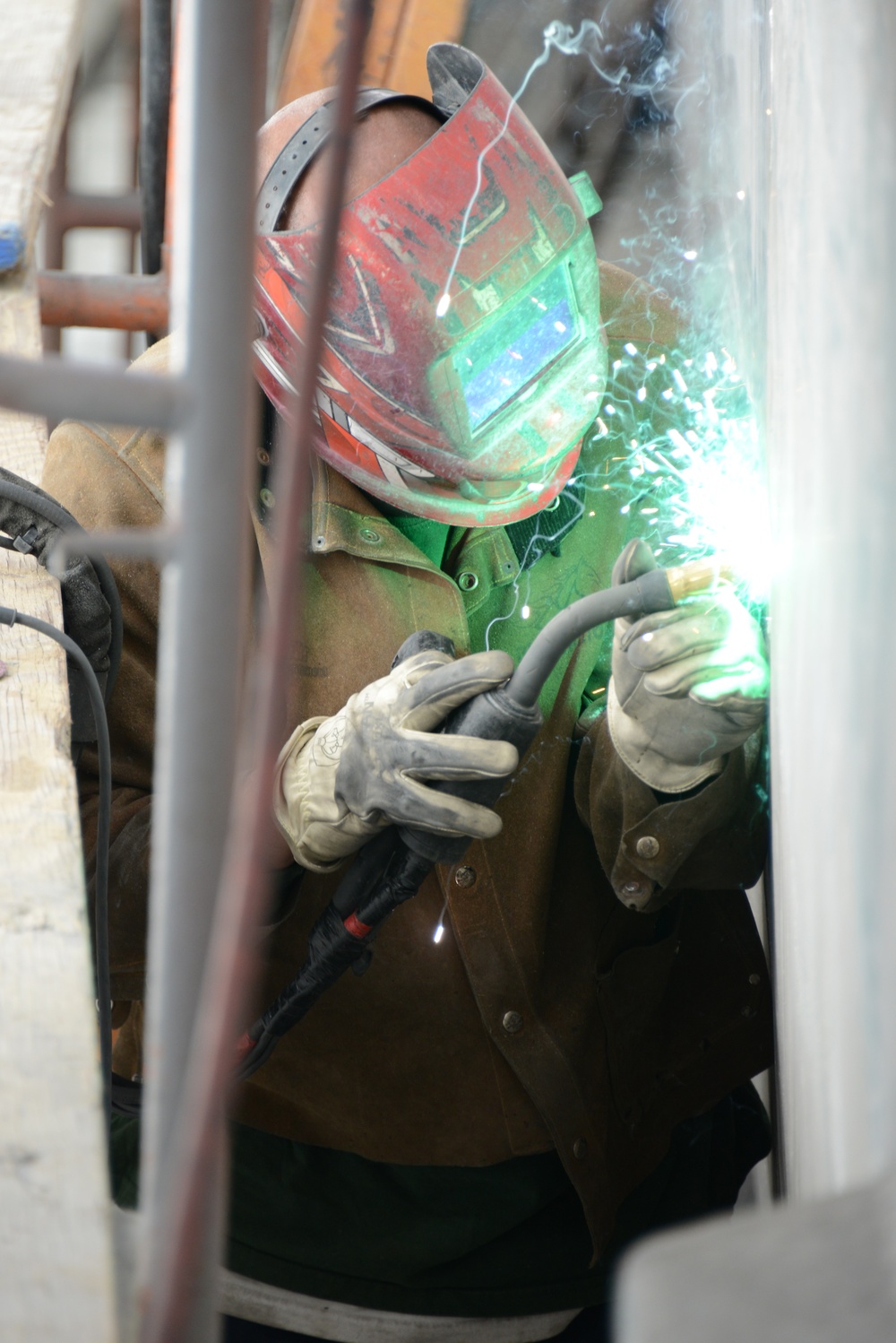 Coast Guard inspects repair work on ferry