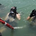 Surface supplied training dive