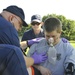 Coast Guard Yard fire house drill