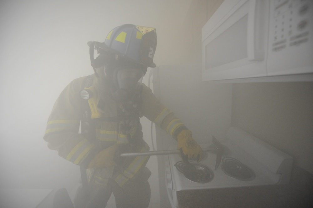 Coast Guard Yard fire house drill