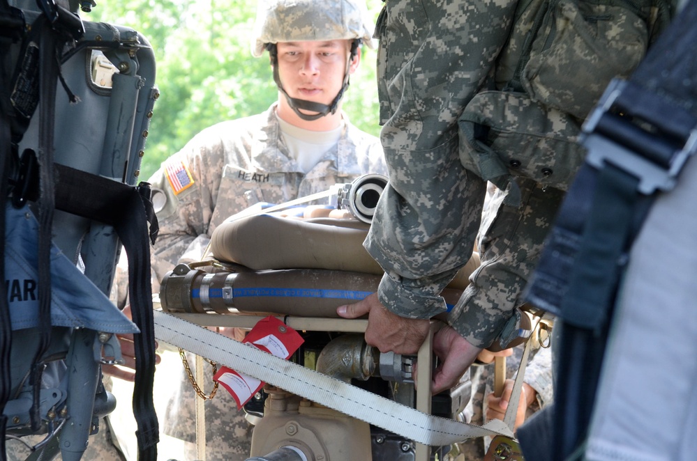 Water purification specialists prepare special delivery