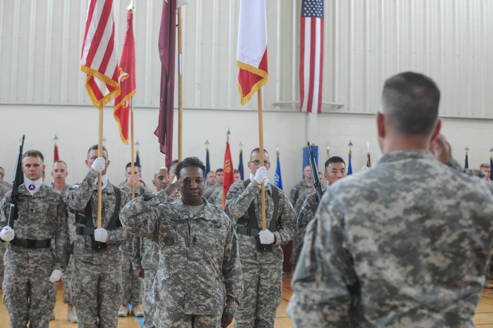 Camp As Sayliyah welcomes 1st female command sergeant major